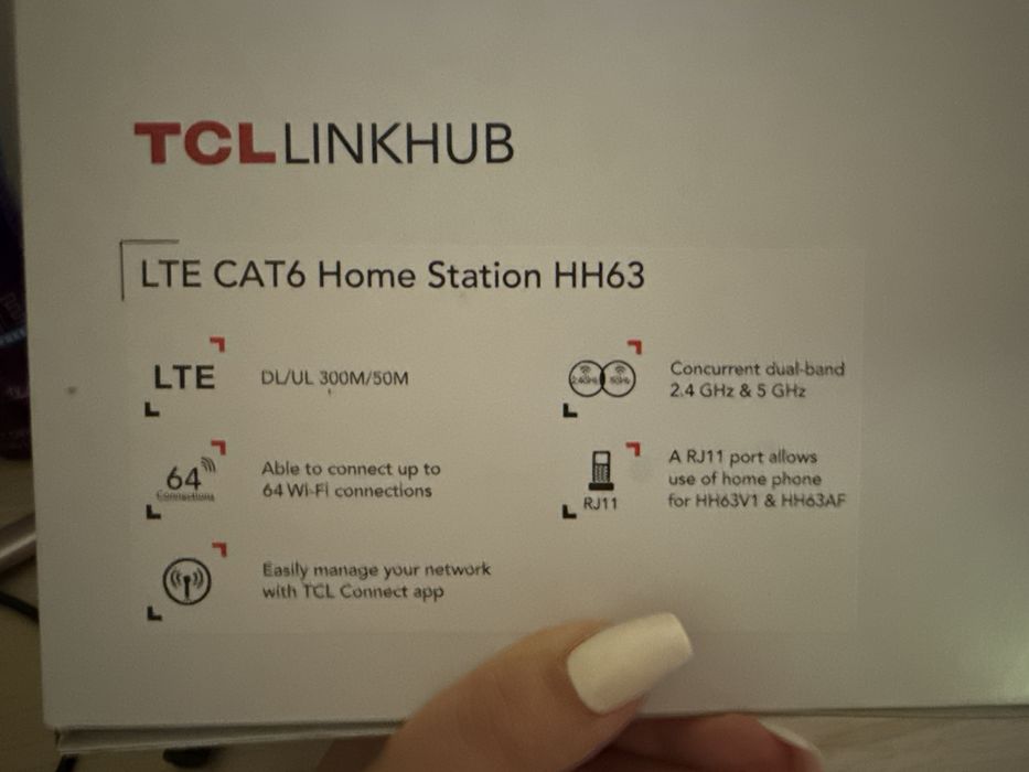 tcl linkhub lte cat 6 hh63
