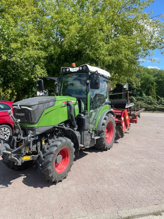 Sadzenie GPS Tyczenie Borówka sadowniczy porzeczka RTK Fendt Zagony