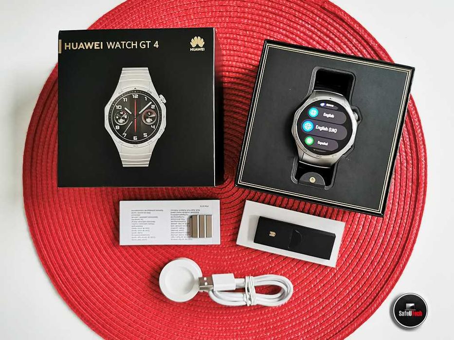 ŁADNY STAN Huawei Watch GT4 Elite 46mm - bransoleta GPS AMOLED KPL. GW