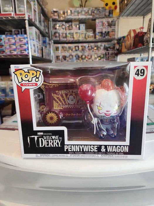 Funko POP! Town Pennywise and Wagon - Welcome to Derry