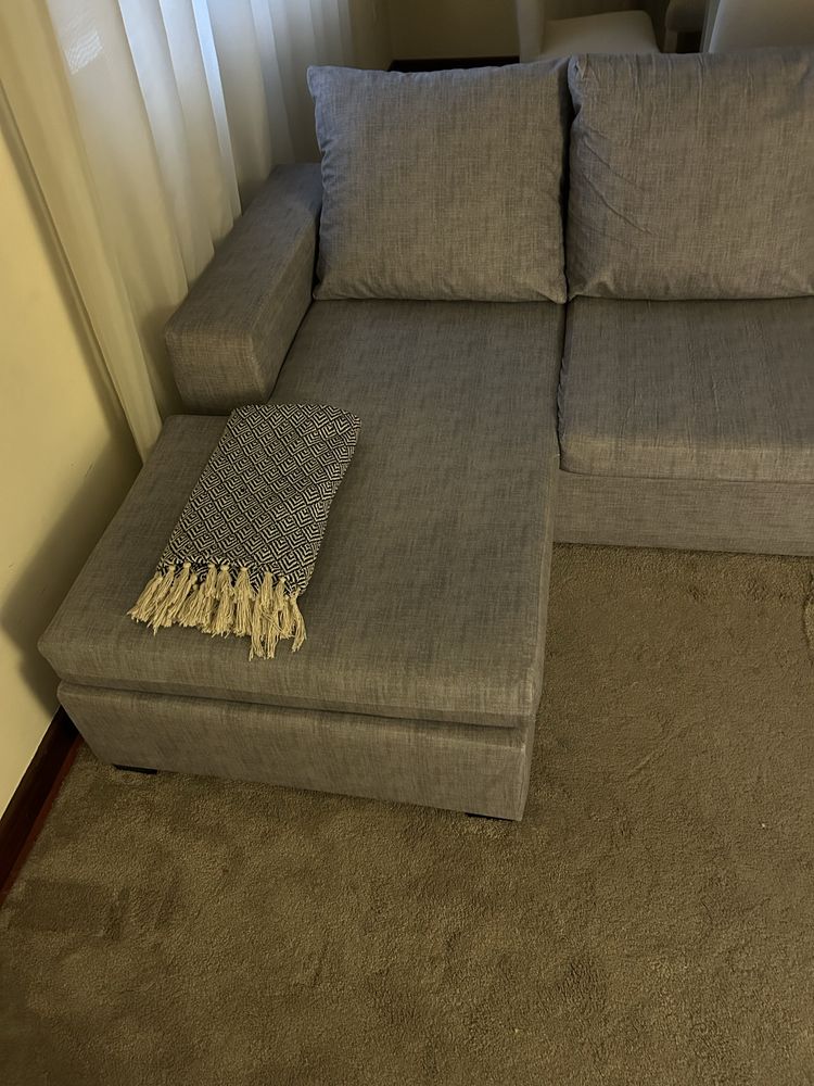 Sofa 3 lugares com chaise long