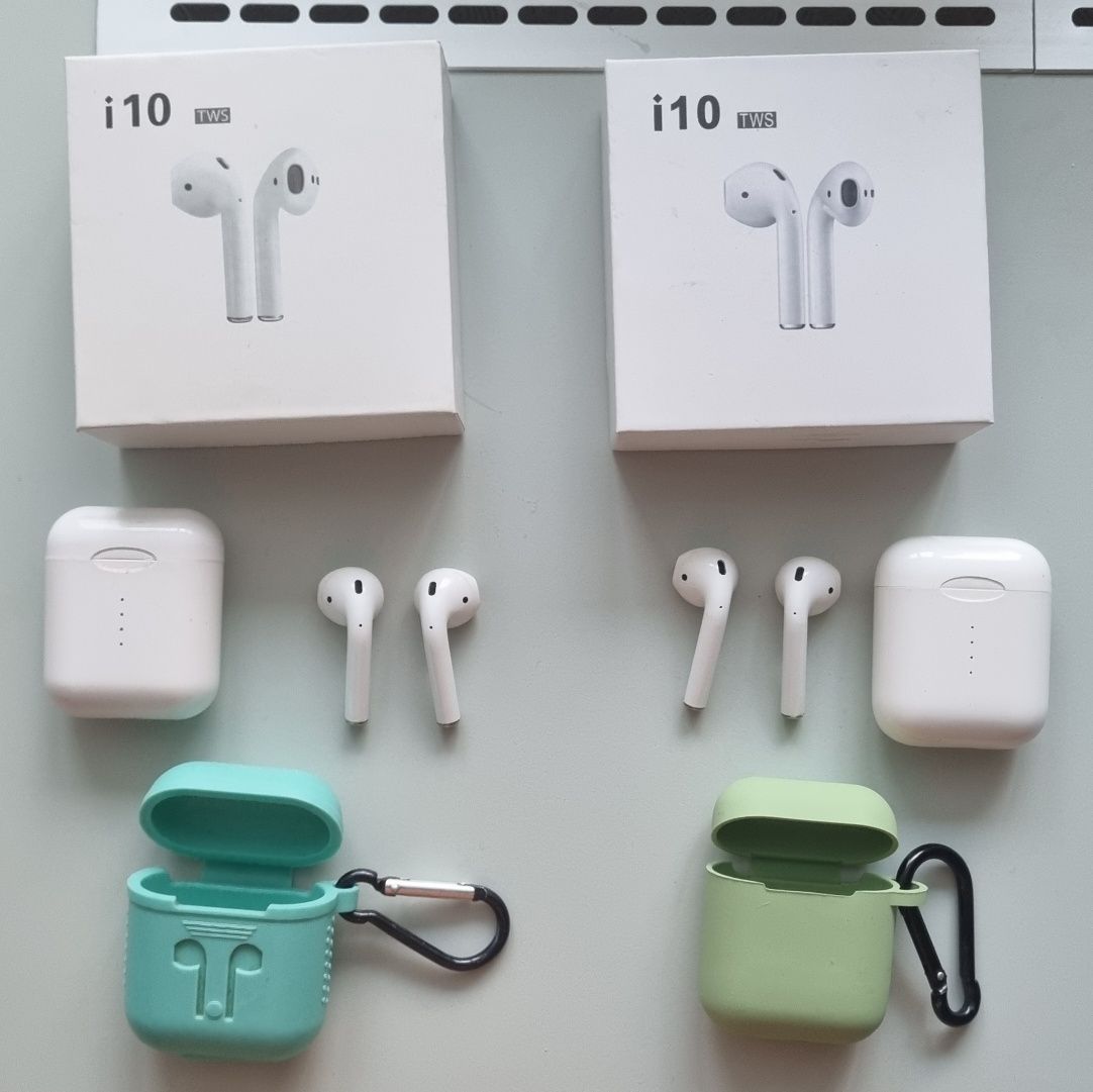 Беспроводные наушники a10, похожи на air pods, реквизит