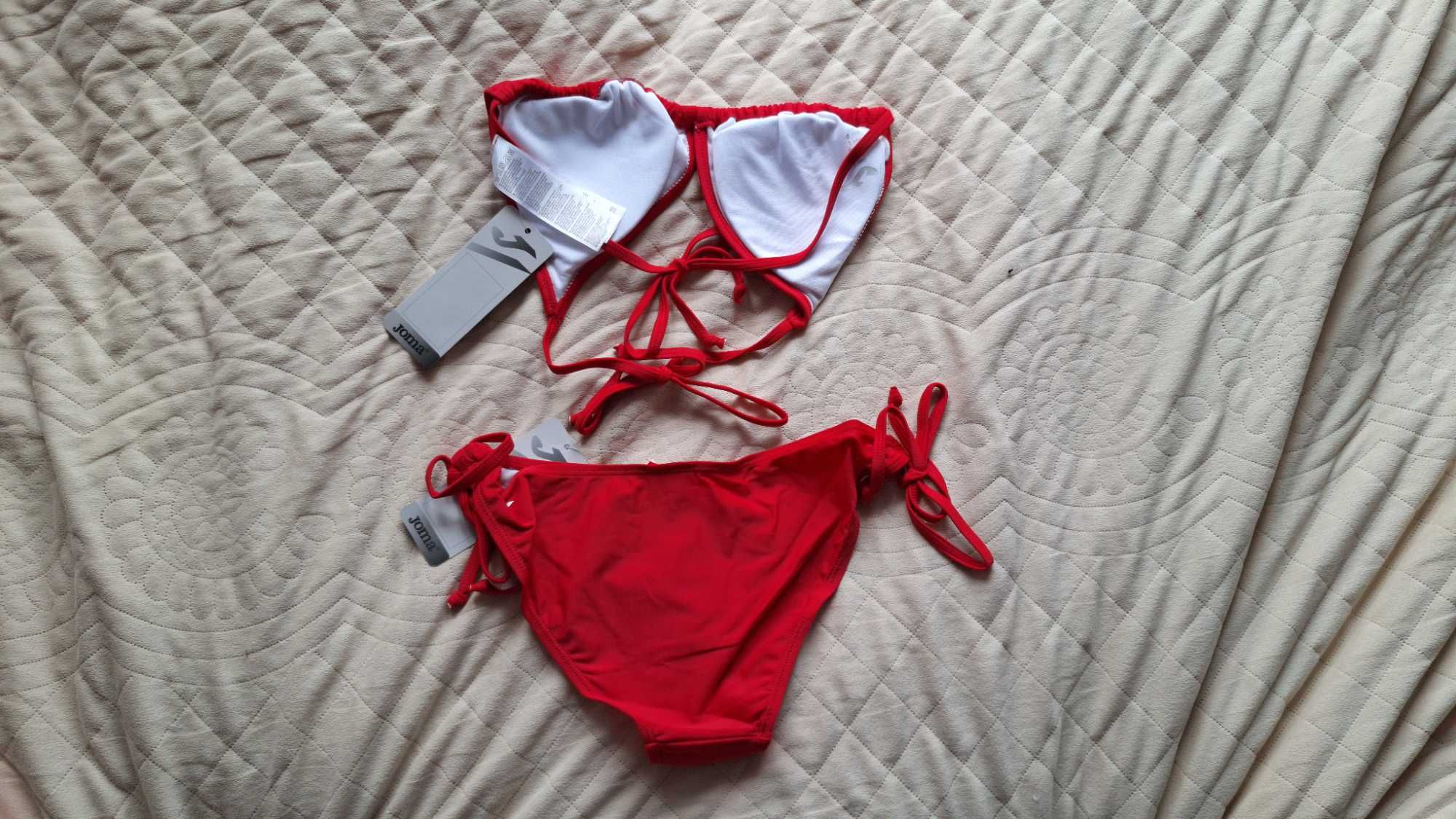 Joma Sport dwuczęściowy strój kąpielowy Red rozmiar S