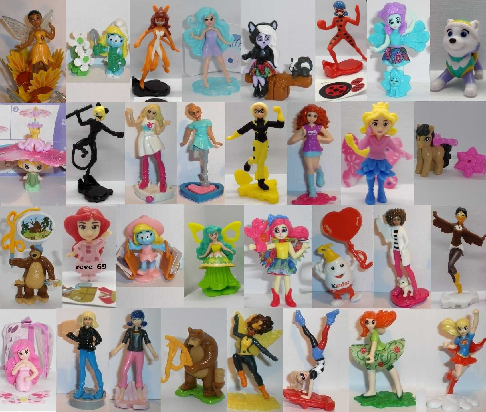 *_* Zestaw dziewczęcy Miralulous, Wróżki, Księżniczki, Barbie 32szt.