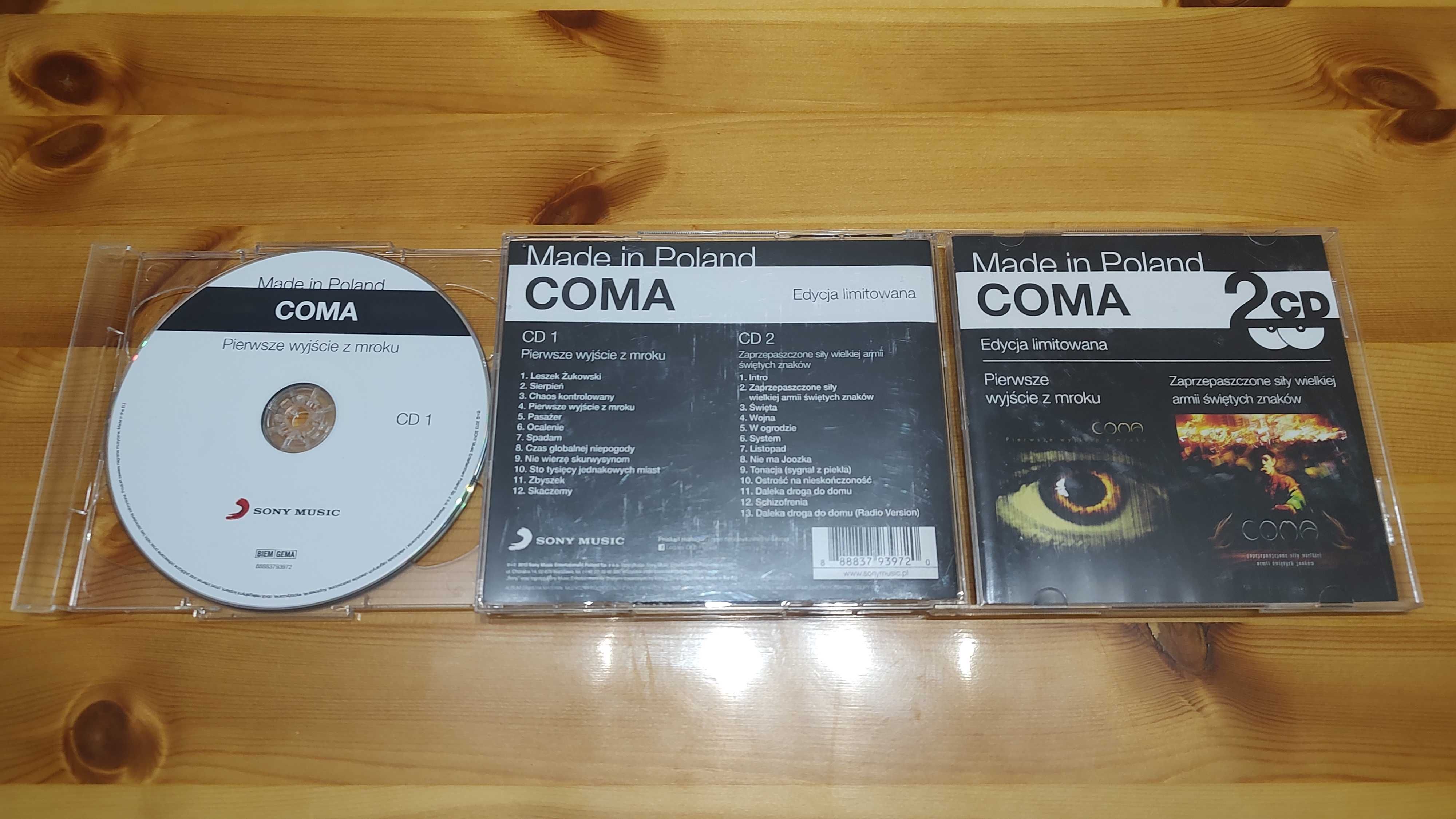 Coma – Pierwsze Wyjście Z Mroku / Zaprzepaszczone Siły... 2xCD (2013)