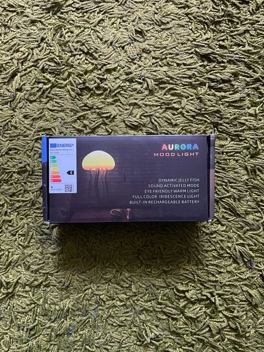 LAMPKA NOCNA LED W kształcie meduzy DLA DZIECI zmieniająca kolor! USB