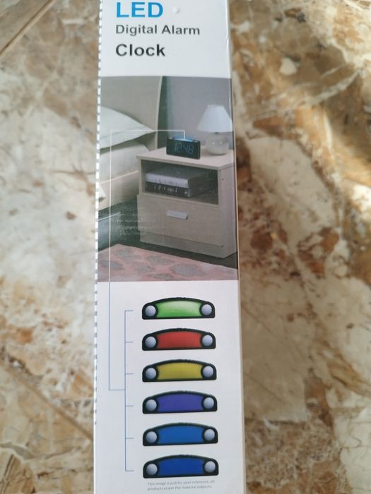 Zegar budzik swiatlo