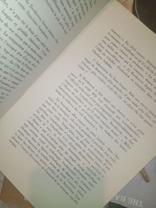 Livro antigo Beethoven