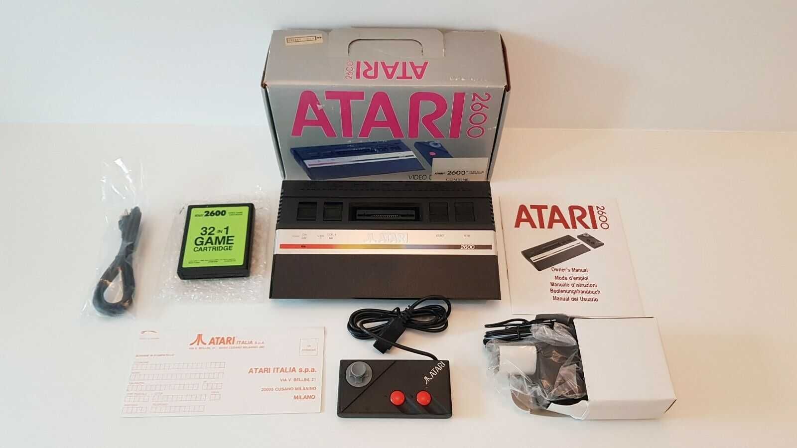 Consola Nova Atari 2600 Completa na Caixa com 34 Jogos