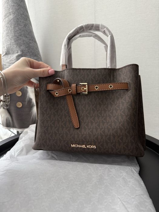 Жіноча сумка MICHAEL Michael Kors Emilia Small Logo Satchel