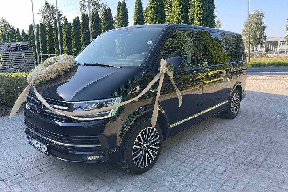 Auto do ślubu MERCEDES S Dodatkowo Ekskluzywny Bus Multivan T6 7 os.