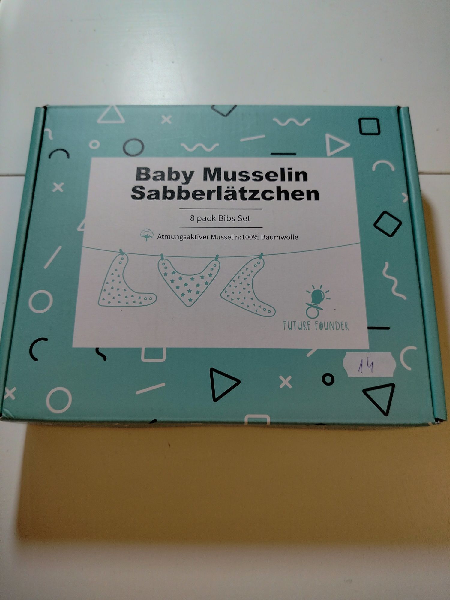 Zestaw śliniaków muślinowych dla niemowląt 14