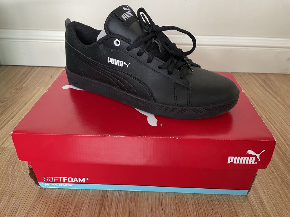 Nowe sneakersy, trampki PUMA czarne rozmiar 37,5