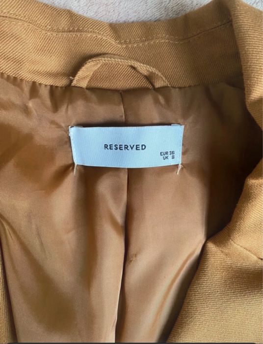 zestaw komplet marynarka spodnie reserved elegancki S