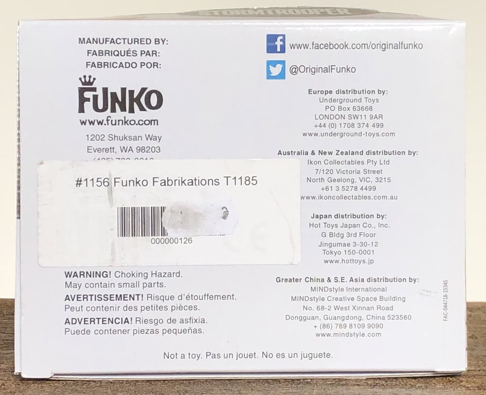 Pluszak NOWA figurka Funko POP Star Wars STORMTROOPER Fabrications