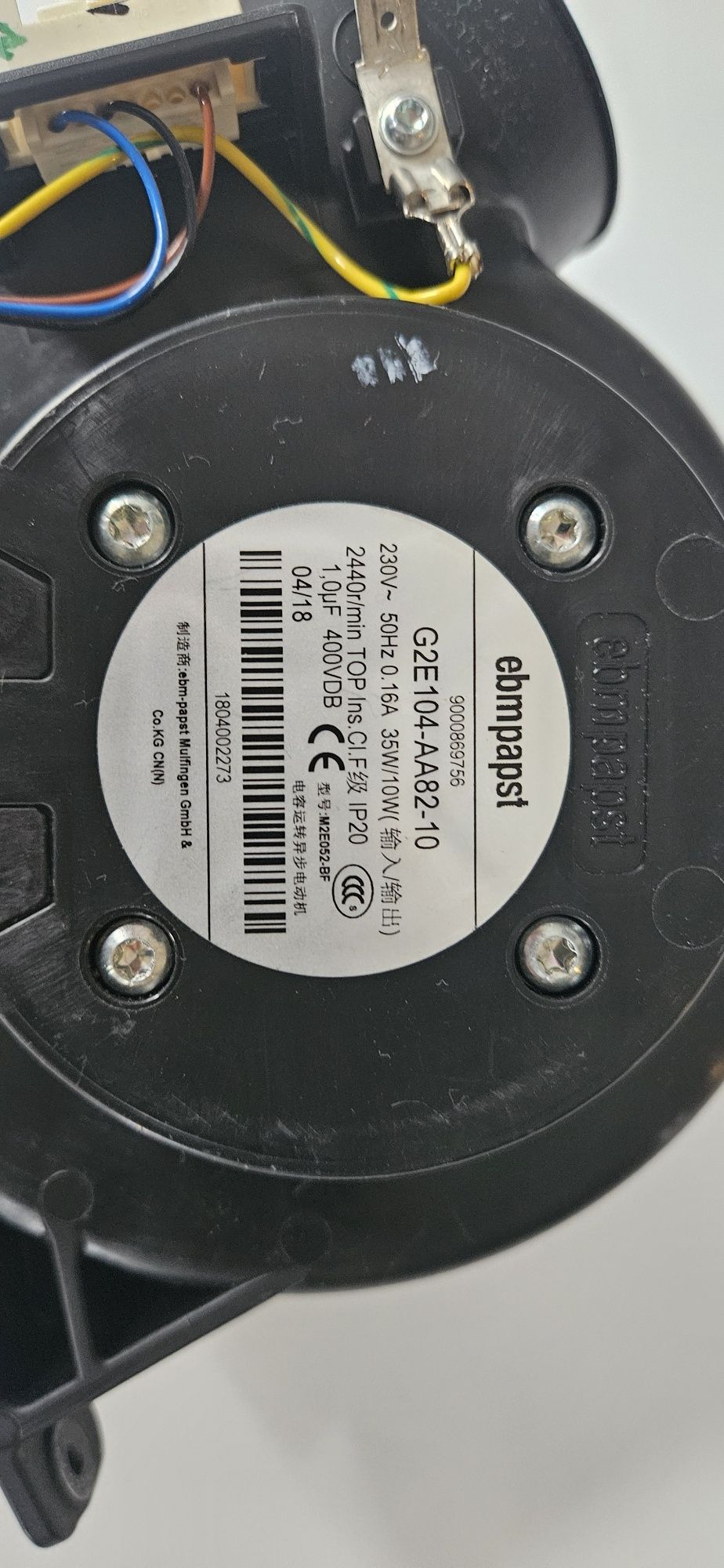 Bosch WVH28420PL/01 pralko-suszarka Silnik dmuchawy
