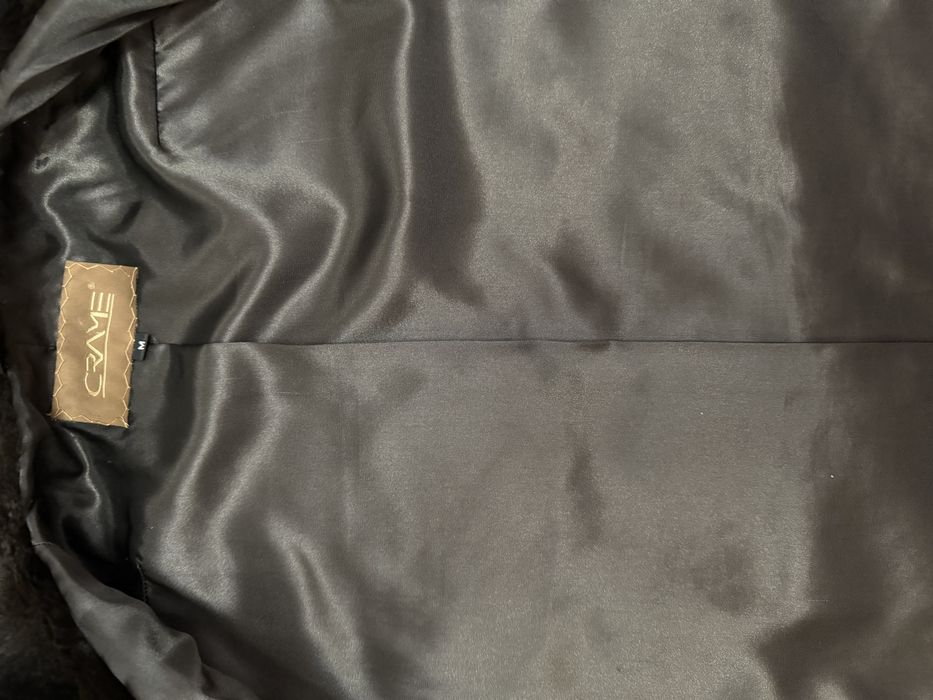 Шуба из меха бобра с отделкой из норки