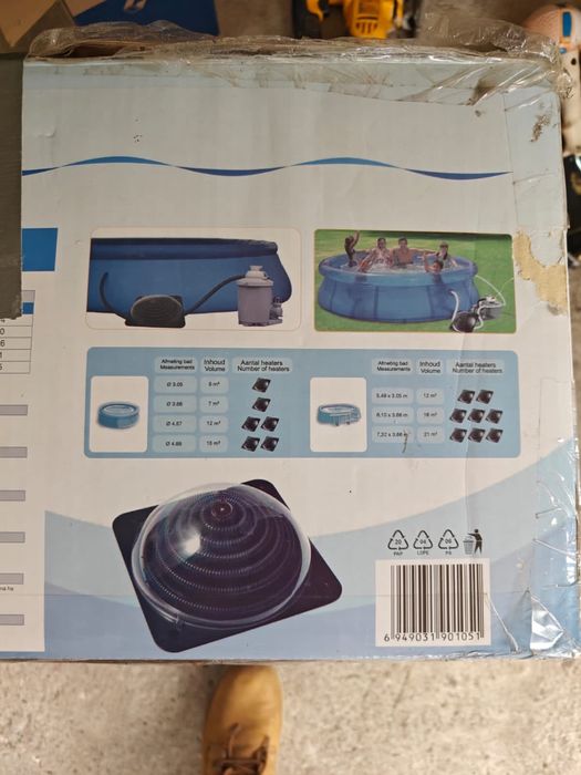 Solarny podgrzewacz wody do basenu