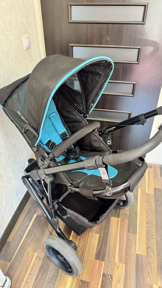 Коляска 2 в 1 ABC Design Cobra Turquoise-black