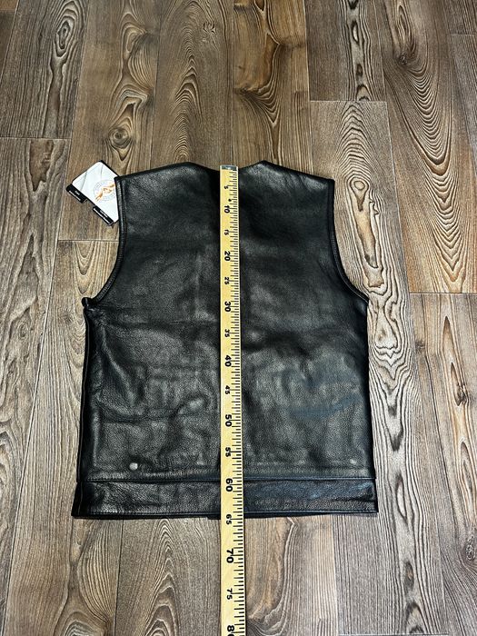 Шкіряний мотожилет Milwaukee S