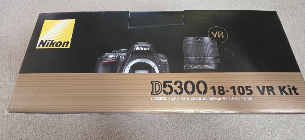 Nikon d5300 Nowy migawka 0 obiektyw 18-105