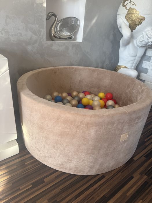 Misioo suchy basen z kulkami nowy welur jakosc premium