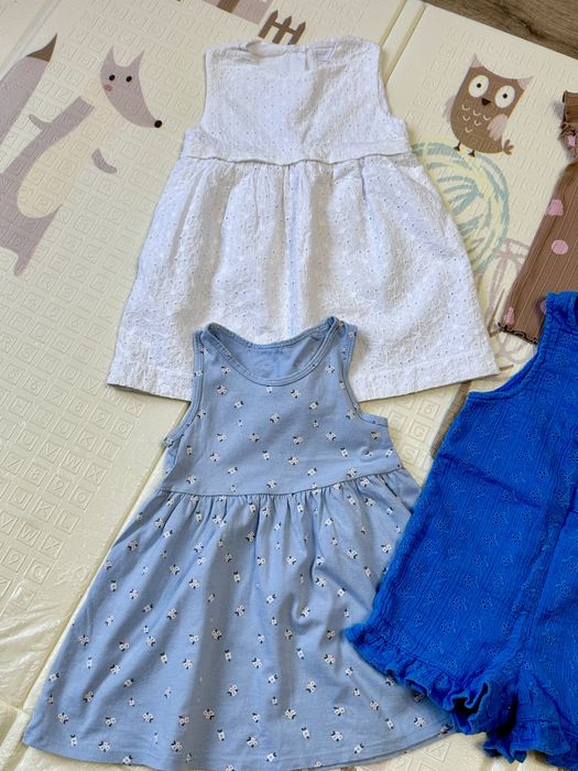 Літній одяг на дівчинку 12-18 міс ( Next, George, H&M)