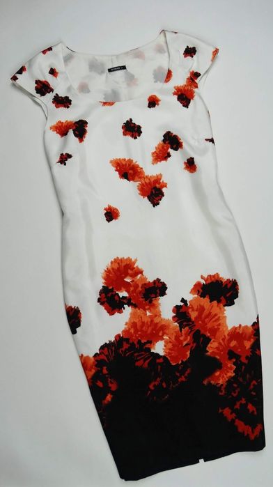 "Roman"markowa elegancka sukienka na wiele okazji rozm.UK14 UE 42