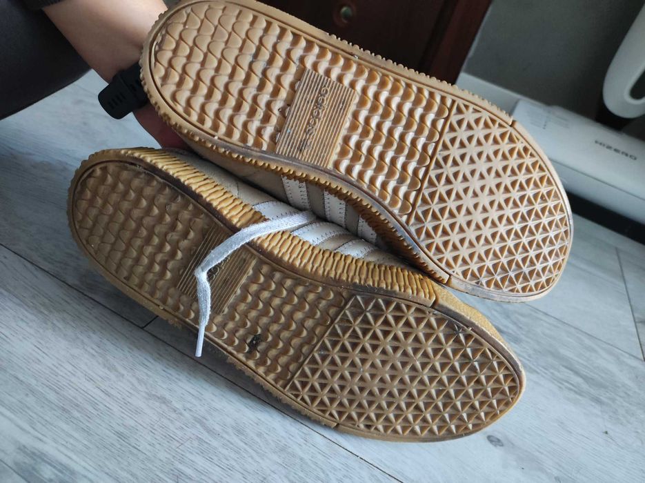 Adidas samba 40 2/3 beżowe sneakersy