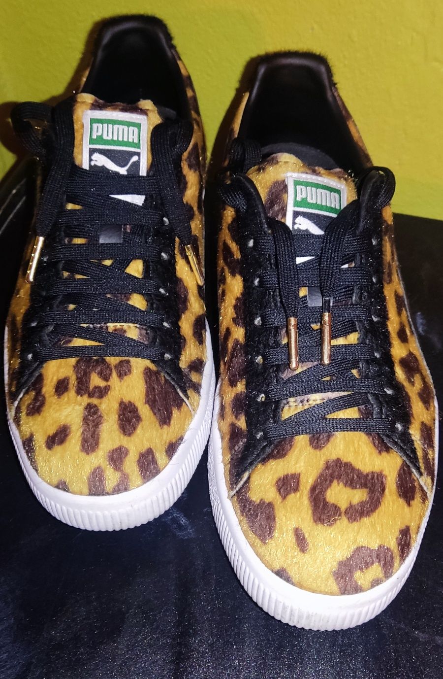 Tênis Puma Clyde Leopard, n: 44.