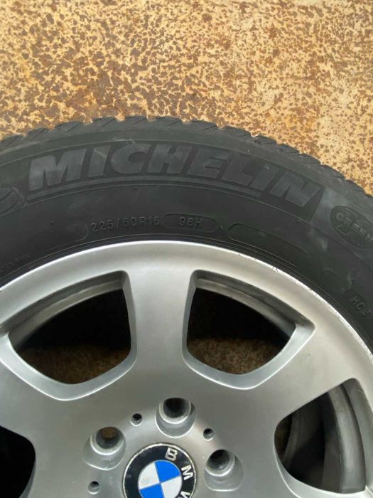 Колеса в зборі bmw 5 e60 5x120 7jx16 is20 комплект з зимовою гумою