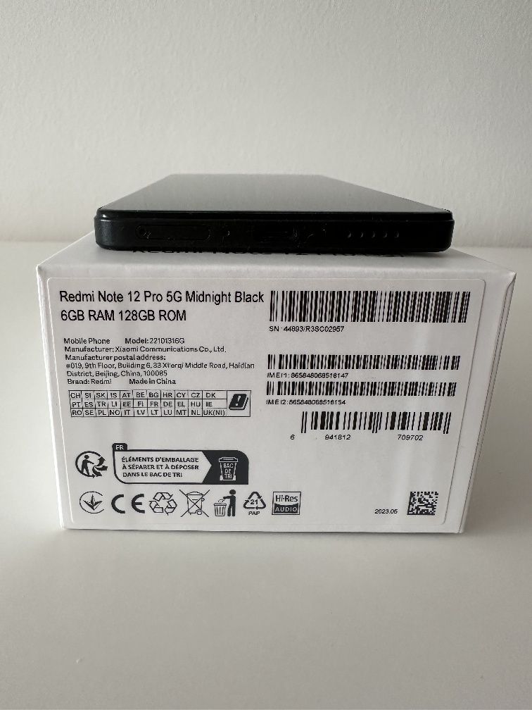 Xiaomi Redmi Note 12  Pro 5G 6/128GB
