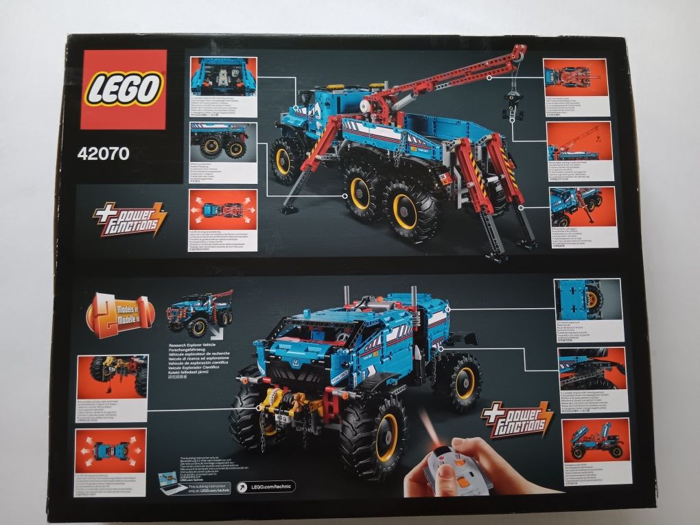 Nieotwarte Lego Technic 42070 Terenowy Holownik 6x6