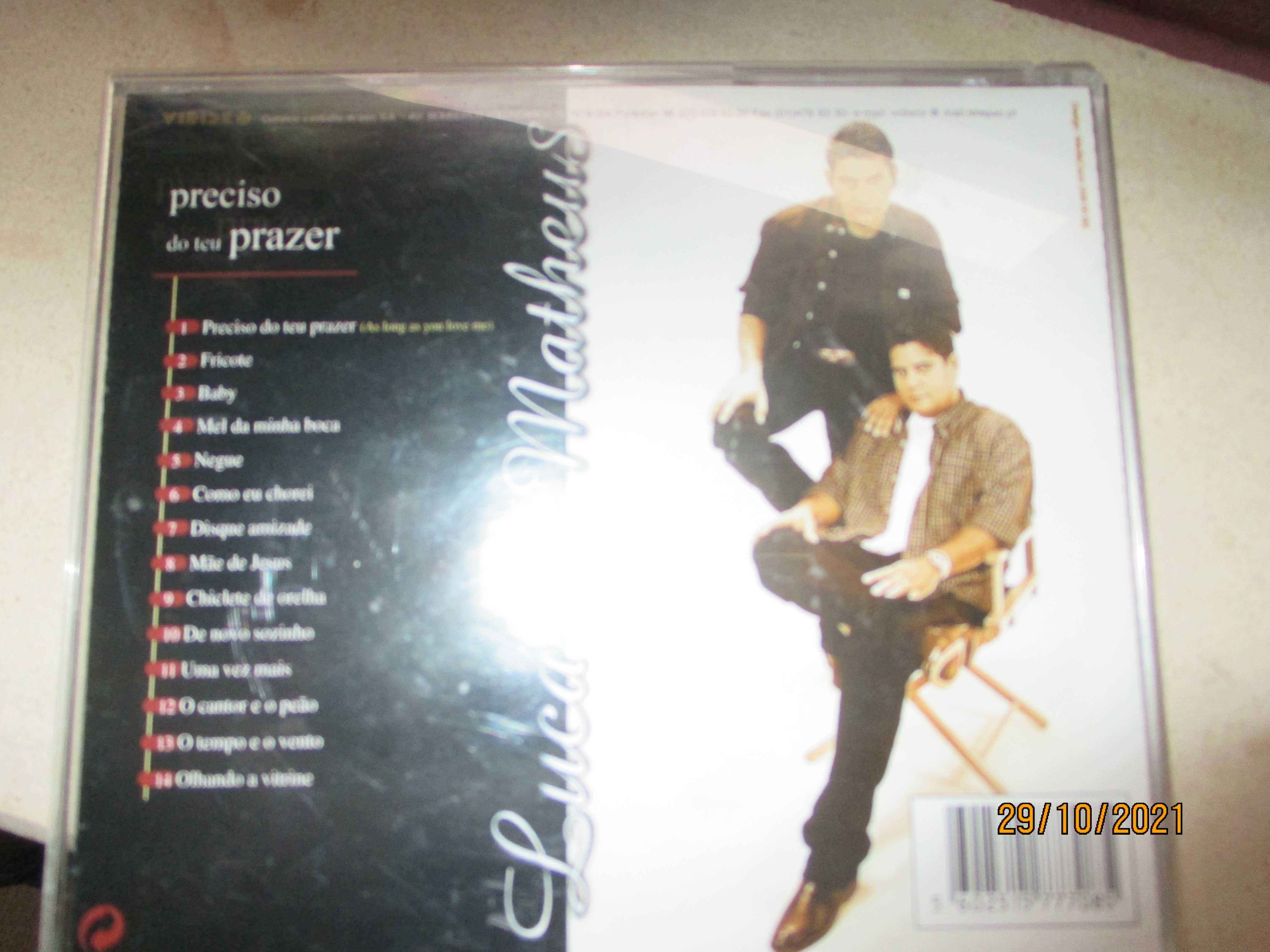 cd - Lucas & Matheus - Preciso do teu prazer