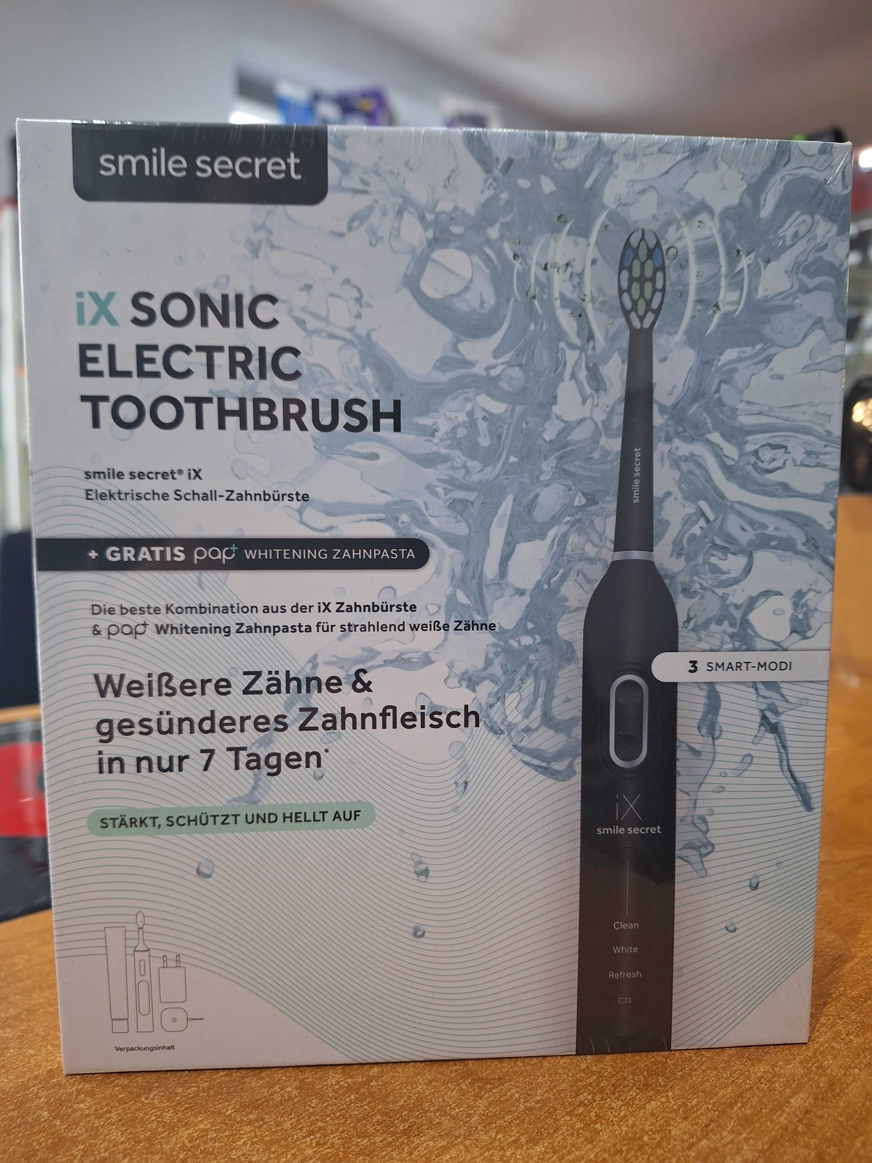 NOWA Szczoteczka soniczna SMILE SECRET IX Sonic Zafoliowana