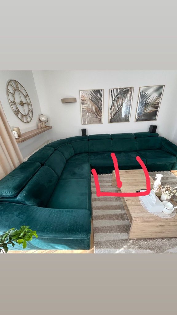 Narożnik modułowy Platan meblosoft kanapa rogówka sofa tapczan łóżko