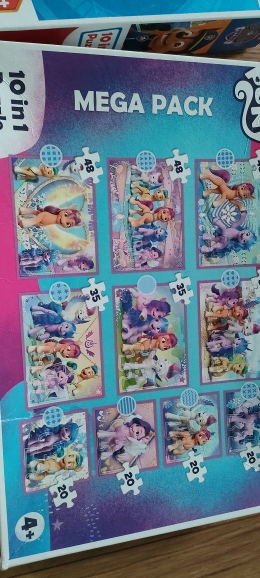 Puzzle 10 in 1 dla czterolatka