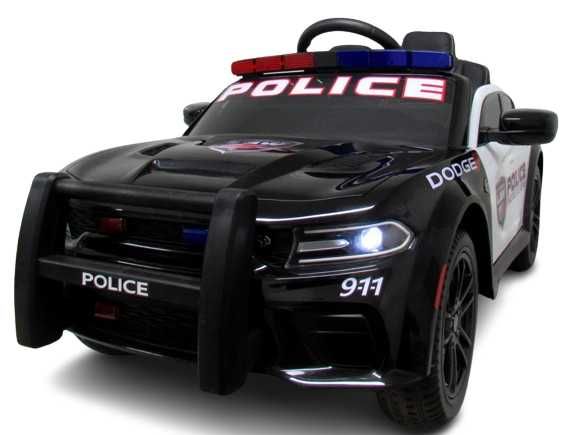DOGE POLICE SRT Auto na akumulator EVA Skóra pilot, zdalnie sterowany.