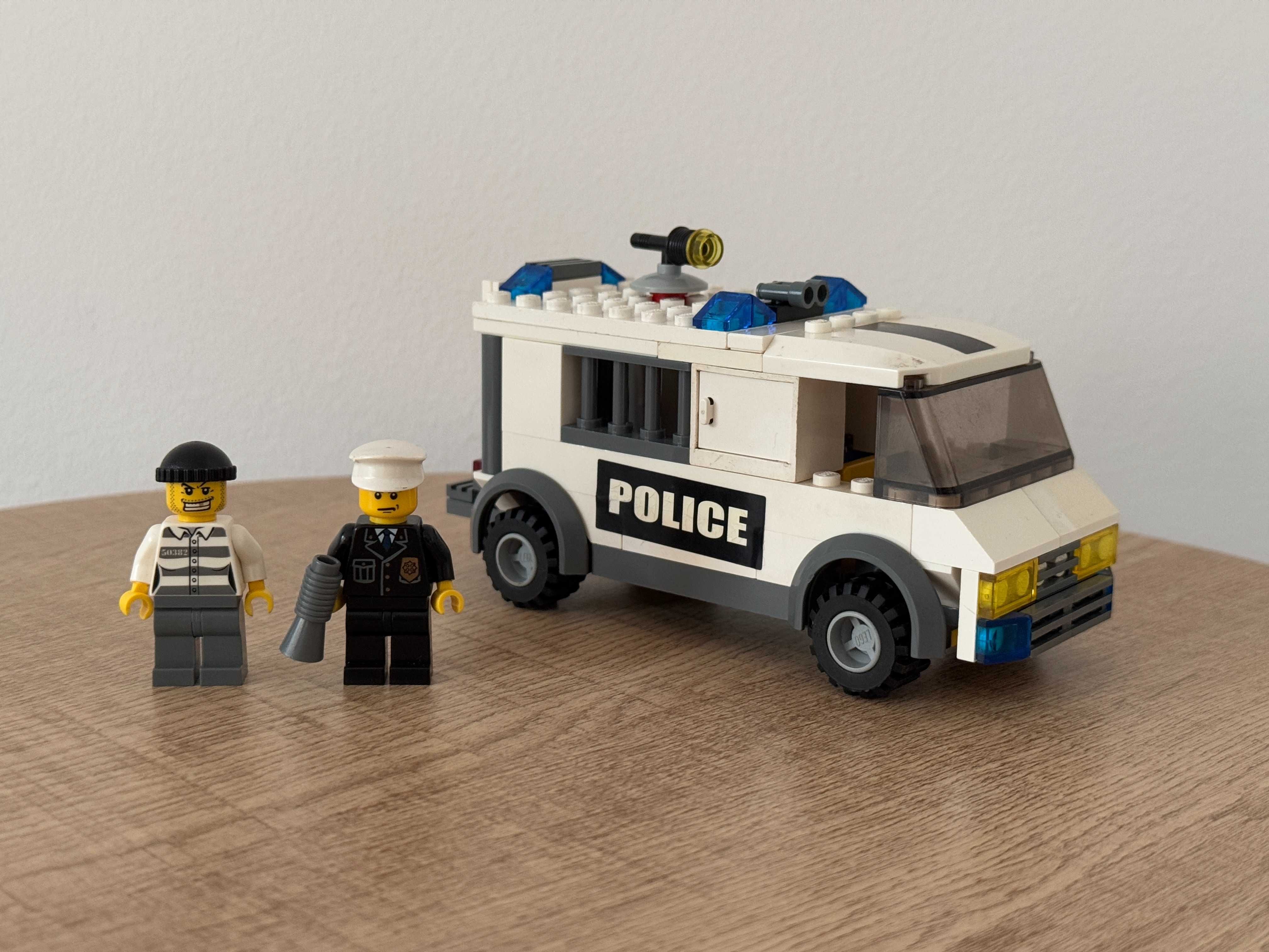 LEGO CITY 7245 Policja Radiowóz Więźniarka Konwój 2005 Policjant