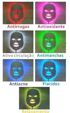 Mascara de Fototerapia 7 Cores