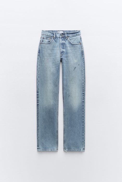Джинсы Zara 34 синие