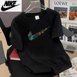 Новая черная футболка Nike (найк), размер L, хлопок