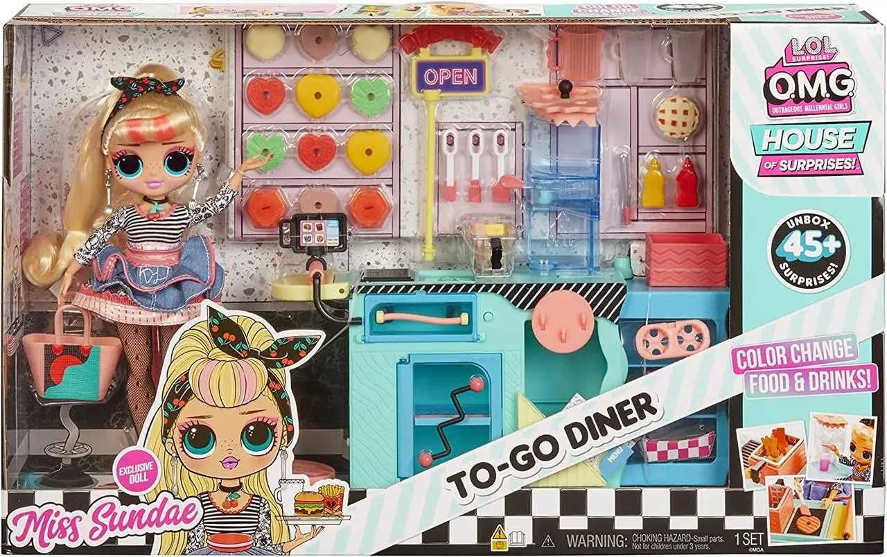 Набір Вечеря-сюрприз LOL Surprise OMG to-Go Diner Playset  to-Go Diner