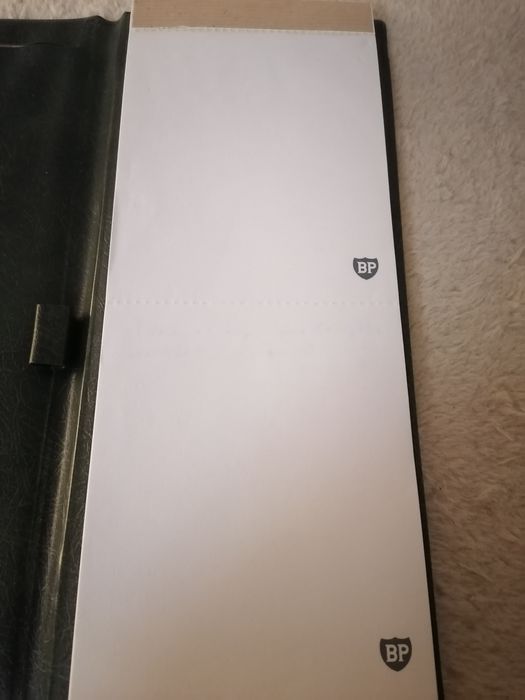 Bloco de Notas, Apontamentos  da BP  - Vintage