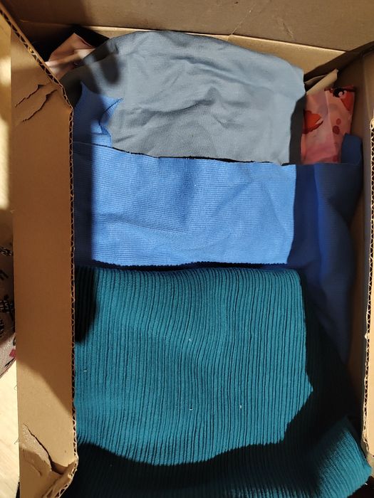 Karton ścinek materiały dresówka jersey Minecraft  koparki