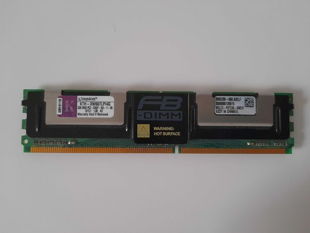 PAMIEC RAM Kingston 2GB 2Rx8 PC2-5300F DDR2