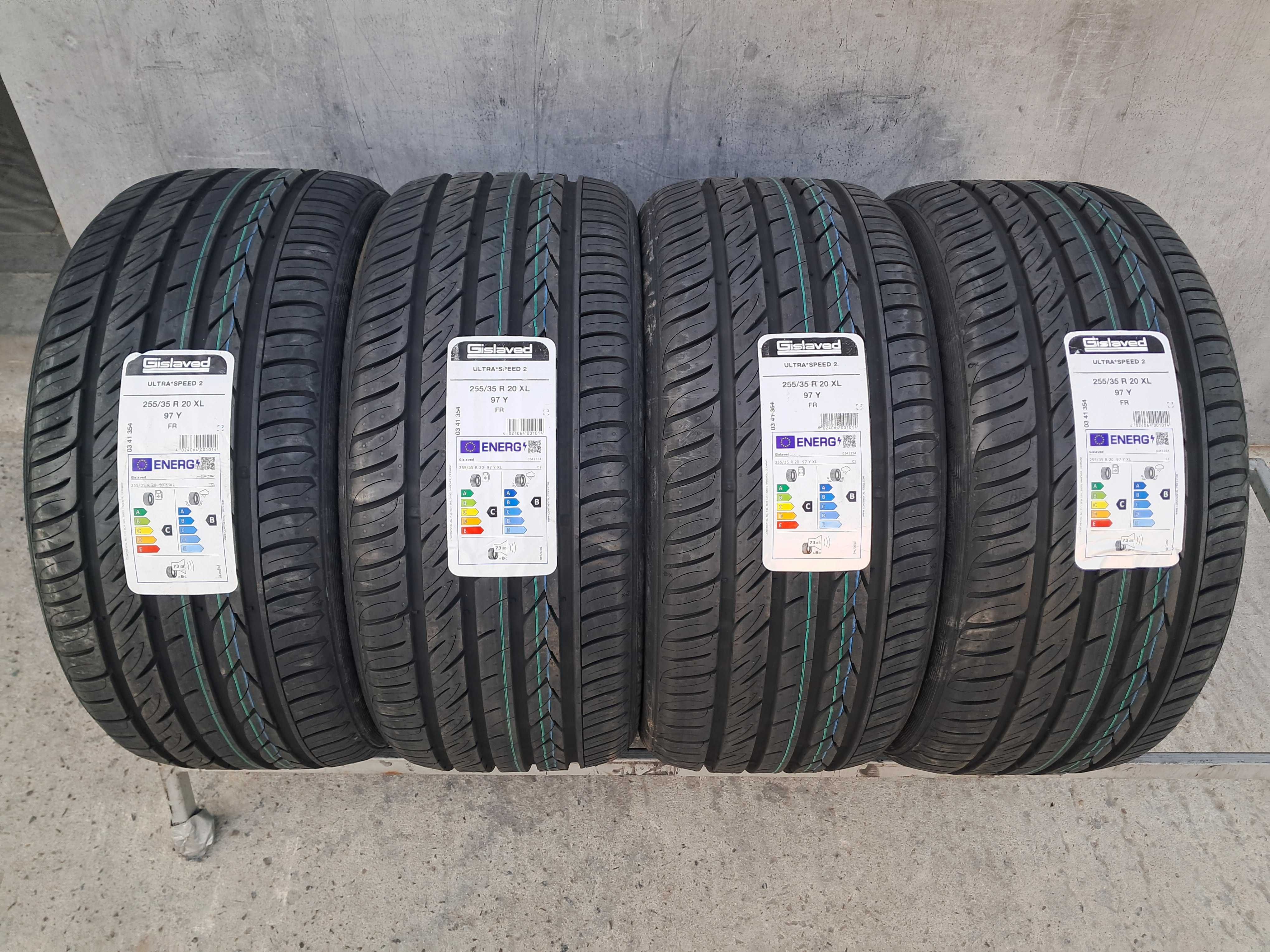 Резина НОВА Gislaved 255/35 R20 Ultra Speed 2 FR(борт) DOT23