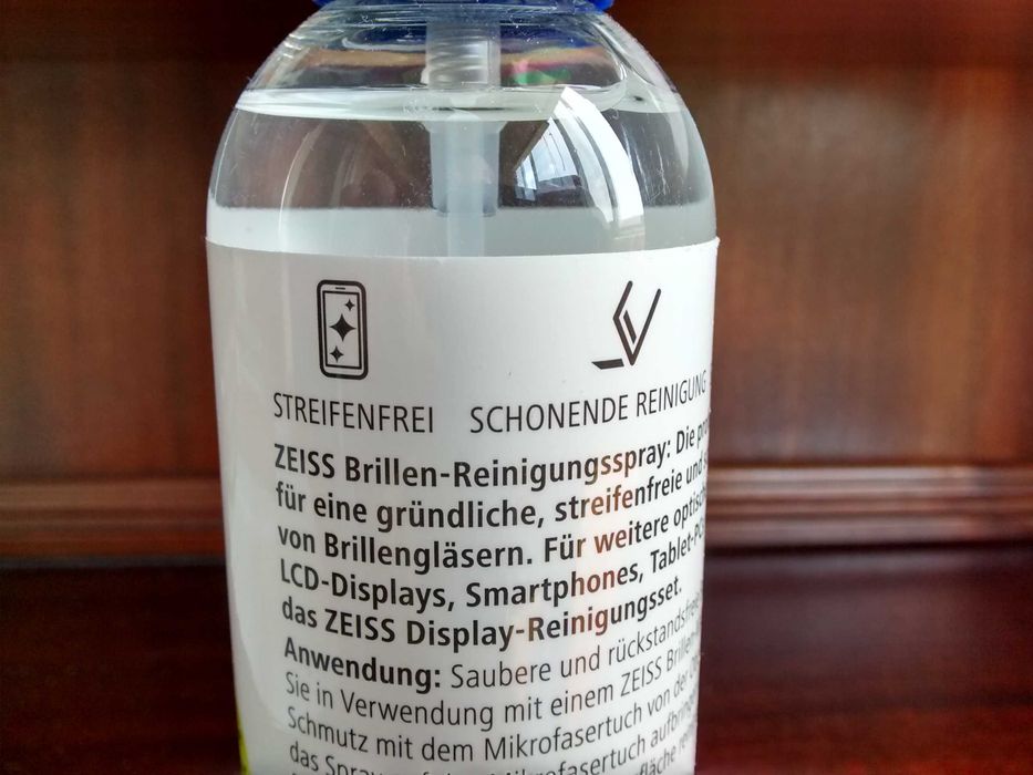 Spray de limpeza de óculos Zeiss (240 ml)