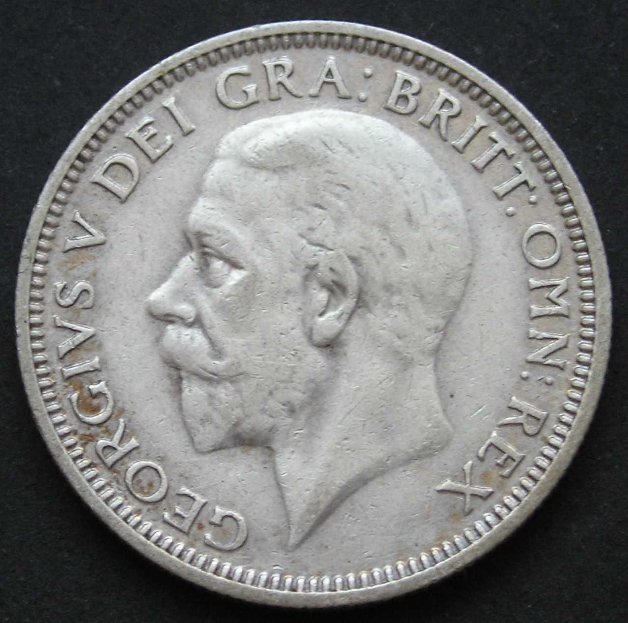 Wielka Brytania 1 shilling 1936 - król Jerzy V - SREBRO