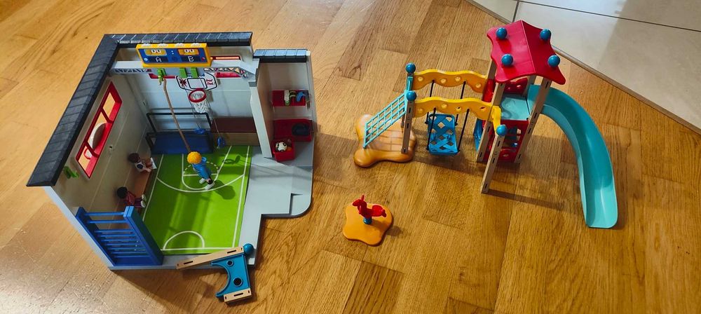 Playmobil sala gimnastyczna i plac zabaw